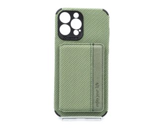 TPU чохол Card Holder для iPhone 13 Pro Max green Full Camera