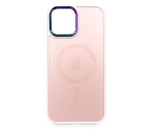 Чехол TPU+Glass Sapphire Mag Evo case для iPhone 13 Pro pink sand