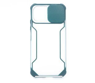 TPU чехол Camshield mate Ease для Xiaomi Mi 11 lite green шторка/защита камеры