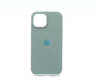 Силіконовий чохол Full Cover для iPhone 15 pine green