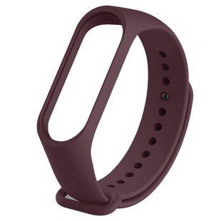 Ремінець Silicone New Xiaomi MI Band 3/4 bordo