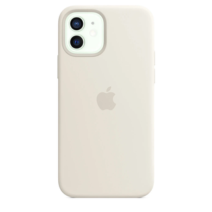 Силіконовий чохол Full Cover для iPhone 12 antique white Full Camera