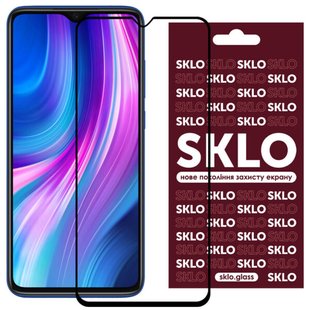 Захисне скло SKLO 3D Full Glue дляXiaomi Redmi 9A/9C black