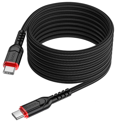 PD Кабель HOCO X59 Victory Type-C - to - Type-C 60W/3A/2m. black