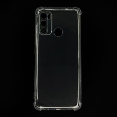 Чохол (TPU) Getman Ease logo для Motorola Moto G60 clear з посил.кутами