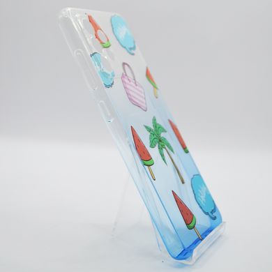 Силіконовий чохол WAVE Sweet & Asid Case для Samsung A52 (TPU) white/blue/palm