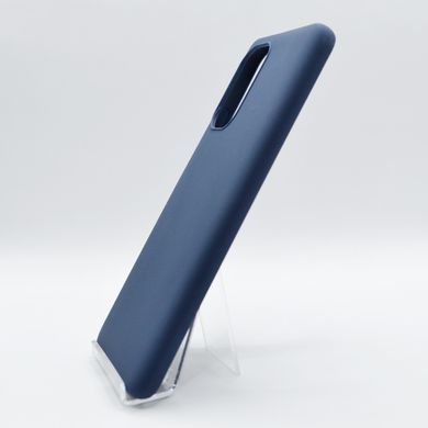 Силиконовый чехол Soft feel для Xiaomi Poco F3/Redmi K40/K40 pro/K40 pro+/Mi11i blue Candy
