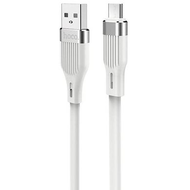 USB кабель Hoco U72 Forest Silicone Micro 2.4A/1.2m white