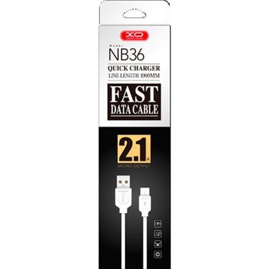 USB кабель XO NB36 Type-C 1m white