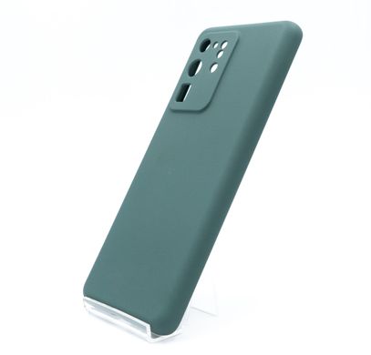 Силіконовий чохол WAVE Colorful для Samsung S20 Ultra forest green Full Camera (TPU)