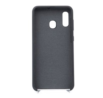 Силіконовий чохол Silicone Cover для Samsung A20/A30 black