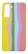 Силіконовий чохол Full Cover для Samsung S21 Rainbow №4