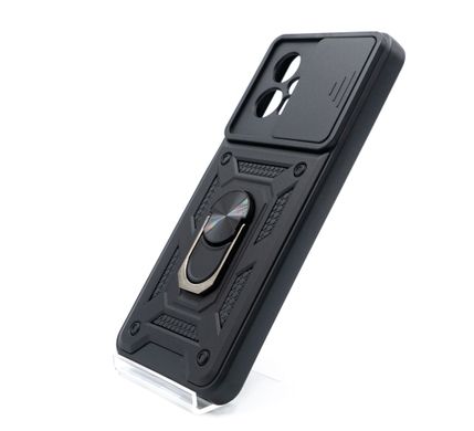 Чохол Camshield Serge Ring for Magnet для Xiaomi Poco X4 GT black протиударний