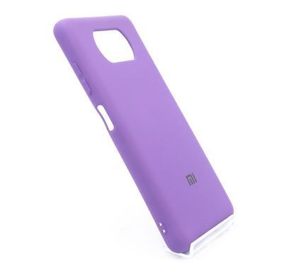 Силіконовий чохол Full Cover для Xiaomi Poco X3 NFC purple my color