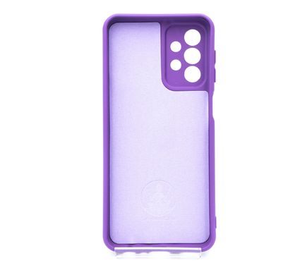 Силіконовий чохол Full Cover для Samsung A23 4G purple Full Camera без logo