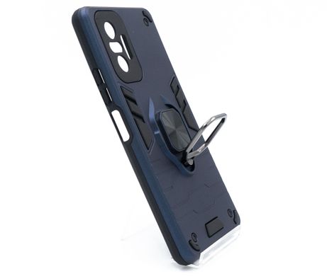 Чохол SP Transformer Ring for Magnet для Xiaomi Redmi Note 10 Pro dark blue протиударний Full Camera