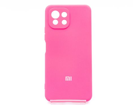 Силіконовый чохол Full Cover для Xiaomi Mi 11 Lite shiny pink (38)