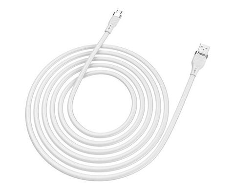 USB кабель HOCO U72 Forest Silicone Micro 2,4A/1,2m white