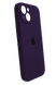 Силіконовий чохол Full Cover для iPhone 15 Plus elderberry Full Camera