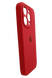 Силіконовий чохол Full Cover для iPhone 15 Pro red Full Camera