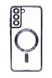Чехол Fibra Chrome with MagSafe для Samsung S21 FE purple Full Camera