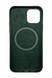 Чехол Original Leather with Magsafe для iPhone 12/12 Pro forest green