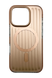 TPU чохол Ribbed Matte with MagSafe для iPhone 16 Pro gold