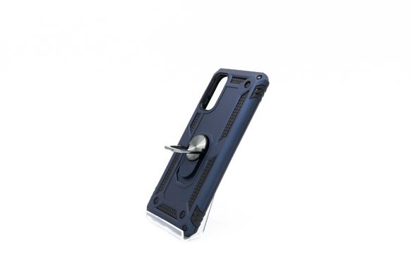 Чохол Serge Ring for Magnet для Samsung S20 dark blue протиударний з магнітним тримачем