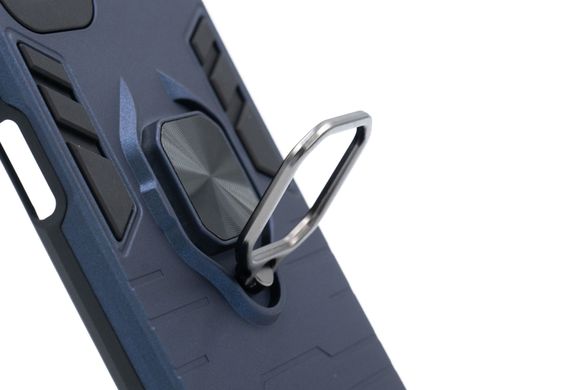 Чохол SP Transformer Ring for Magnet для Xiaomi Redmi Note 10 Pro dark blue протиударний Full Camera