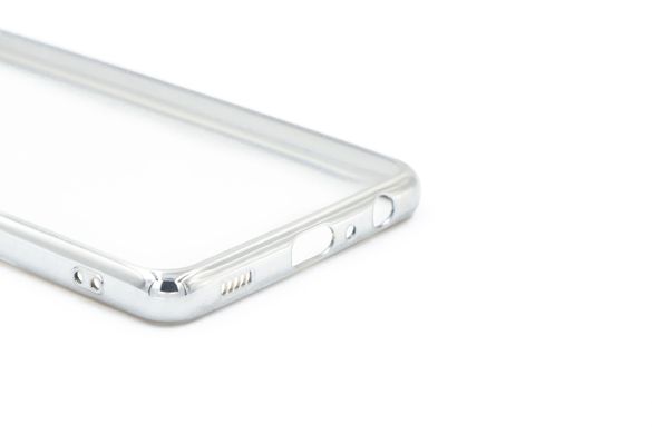 Силіконовий чохол Сlear для Samsung A72 4G/A72 5G silver Full Camera з глянсовою окантовкою