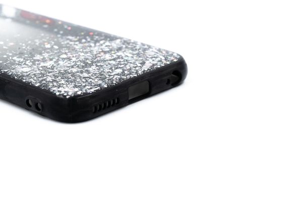 Силіконовий чохол WAVE Sparkles для iPhone 6 / 6s black (TPU) red buttons