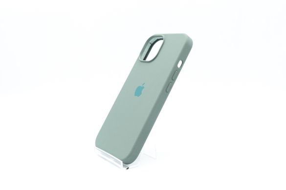 Силіконовий чохол Full Cover для iPhone 15 pine green
