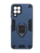 Чохол Transformer Ring for Magnet для Samsung M33 dark blue протиударний Full Camera