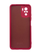 Силіконовий чохол SMTT для Xiaomi Redmi Note 10/Note 10S cherry Full Camera з мікрофіброю
