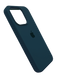 Силіконовий чохол Full Cover для iPhone 15 Pro steel blue