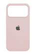 Силіконовий чохол Full Cover для iPhone 17 Pro Max/18 Pro Max chalk pink