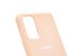 Силіконовий чохол Silicone Cover для Samsung S20+ pink sand