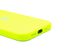 Силіконовий чохол Full Cover для iPhone 13 lime green Full Camera