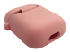 Чохол for AirPods 1/2 силіконовий light pink з мікрофіброю