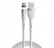 USB кабель Baseus Zinc Magnetic Safe Fast Charging  micro 2.1A 1m white