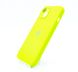 Силіконовий чохол Full Cover для iPhone 13 lime green Full Camera