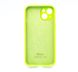 Силіконовий чохол Full Cover для iPhone 13 lime green Full Camera