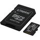 Карта пам'яті Kingston MicroSDXC 256GB Canvas Select Plus Gen3 150R 10class +a