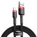 USB кабель Baseus CALKLF-R Lightning 2A/3m red/black