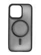 Чохол iPaky Carbone Clear with MagSafe для iPhone 13 Pro Max black