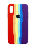 Силіконовий чохол Full Cover для iPhone XS Max Rainbow №2