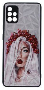 TPU+PC чохол Prisma Ladies для Samsung A51 Ukrainian girl Full Camera