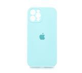 Силиконовый чехол Full Cover для iPhone 12 Pro marine green(azur) Full Camera