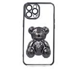 Силіконовий чохол Perfomance bear для iPhone 12 Pro Max black Full Camera
