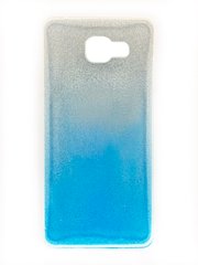 Силіконовий чохол TPU Glitter Cover для Samsung A710 silver-blue